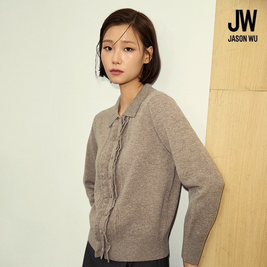 제이슨우 26FW Isabel 울 100% 프릴 가디건 (3 COLORS) 2