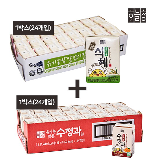 [방송에서만] 하늘청맑은 식혜  24개입+맑은 수정과 24개입