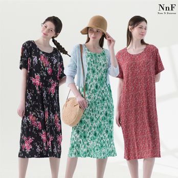 (수)NNF 여성 플로럴  플리츠 원피스 3종