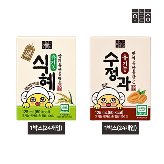 [방송에서만] 하늘청맑은 식혜  24개입+맑은 수정과 24개입 2