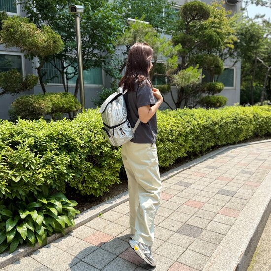 [블로우(BLOW)] 보온보냉 초경량 pop backpack(2 in 1)_(블랙/실버) 2
