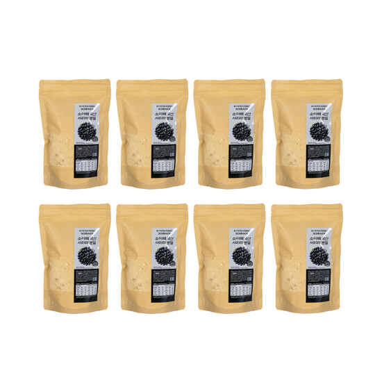 100% 국내산 열풍로스팅 서리태콩가루 (250g x 8팩)