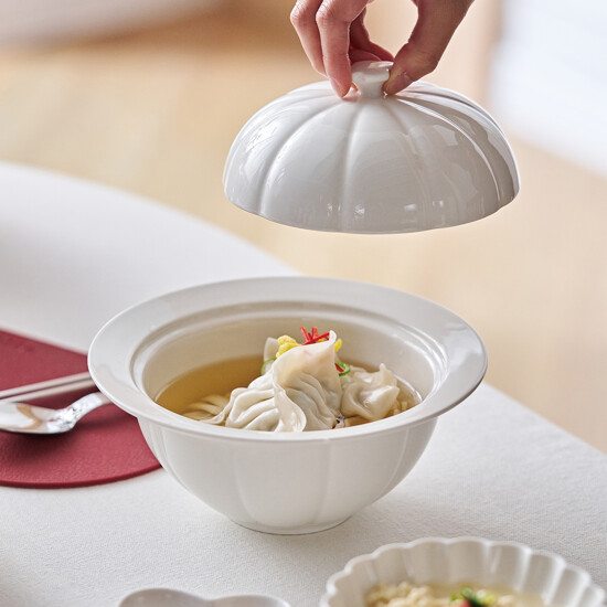 까사무띠 매그놀리아 직사각접시 1P+데이지 찜기 1P