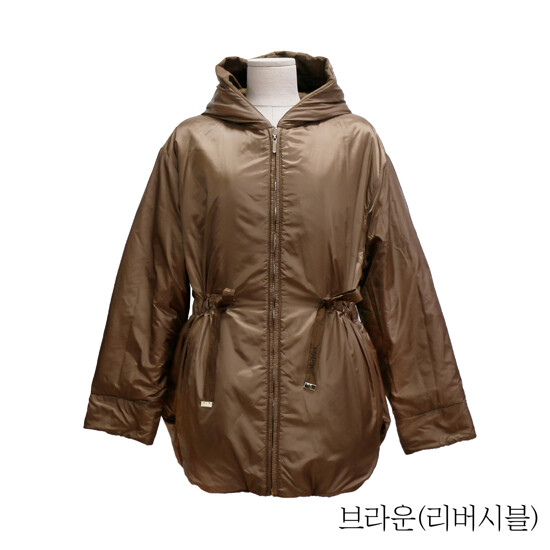 막스마라 드로스트링 리버시블 패딩 재킷 4