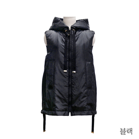 막스마라 그린고 후드 베스트