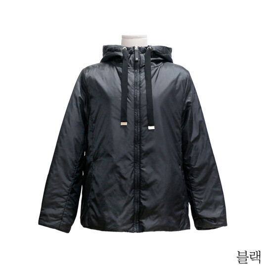 막스마라 그린하 후드 패딩 재킷