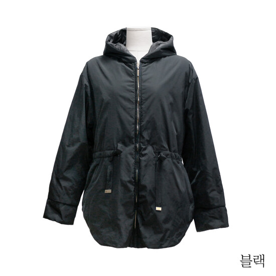막스마라 드로스트링 리버시블 패딩 재킷