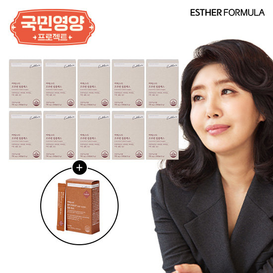 여에스더 국민영양프로젝트 코큐텐 10박스 + 카무트 발효 효소 1박스