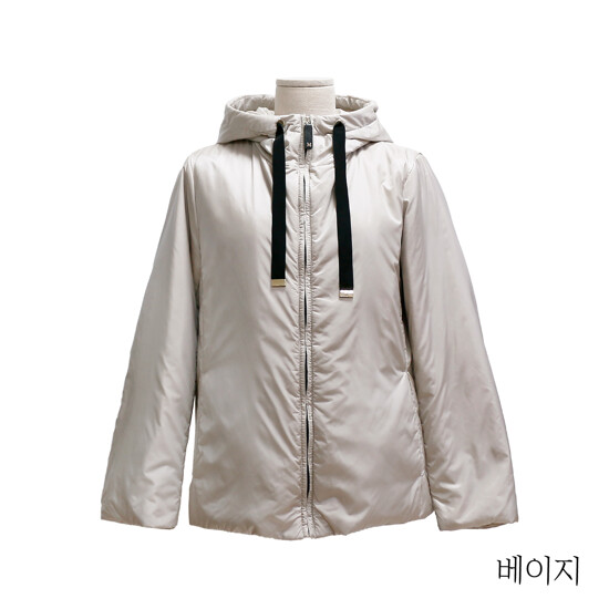 막스마라 패디드 리버시블 봄버 재킷