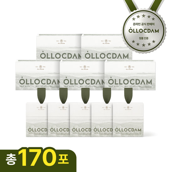 올록담 올리브3 지중해 올리브오일 24포 5박스 + 10포 5박스 (170포*3캡슐)