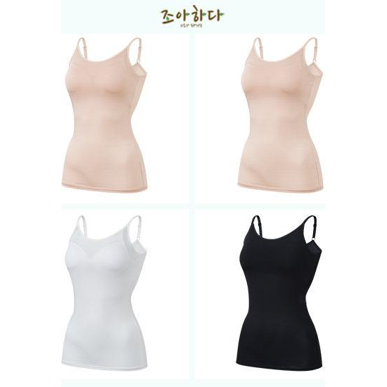 인견94% [26신상] 조아하다 냉감 인견 브라탑 끈조절형 4종 3