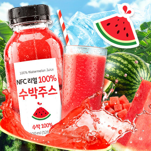 [올데이플러스] 수박주스  300g x 10병
