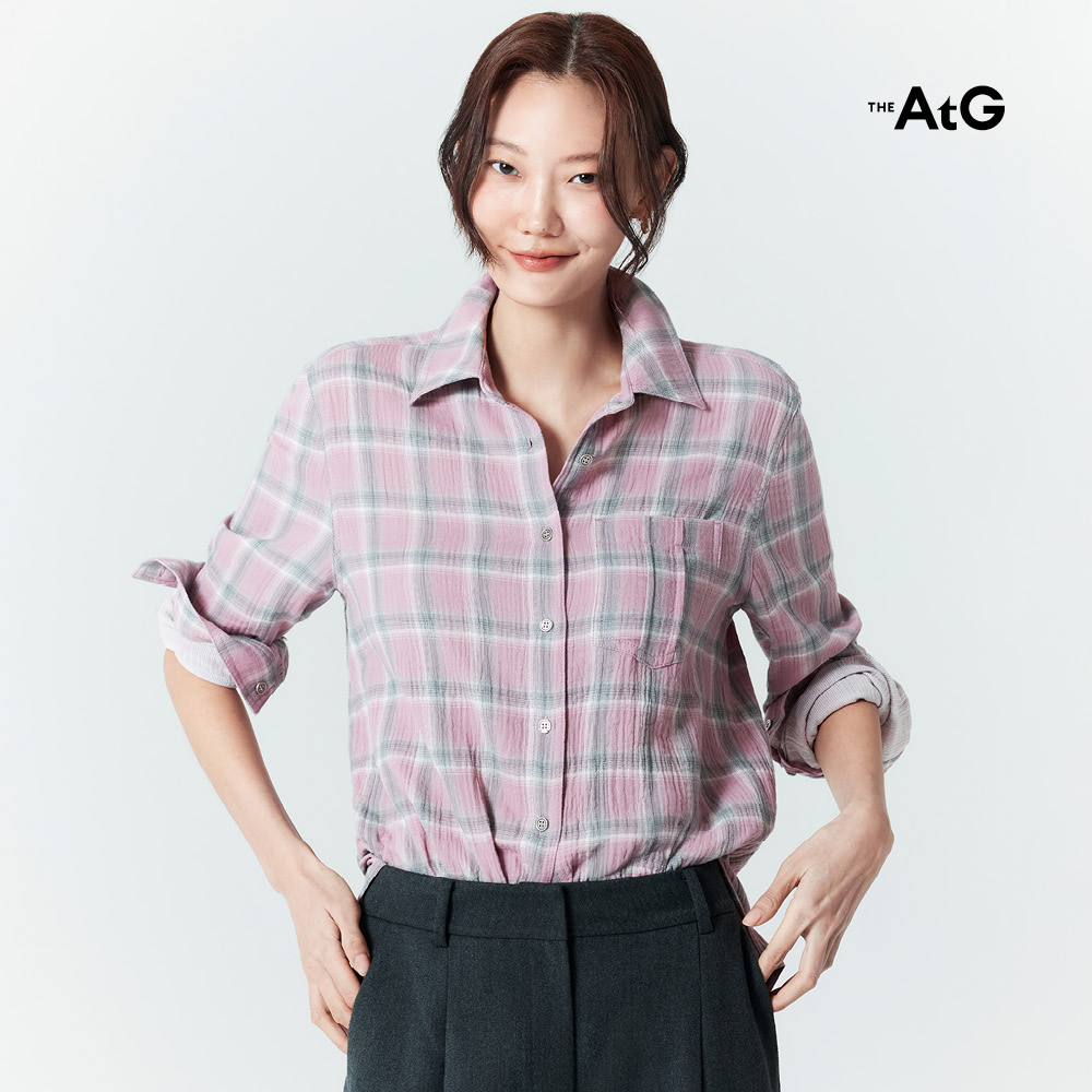 [최초가69,900원]26SS 멜로우 체크 셔츠 4