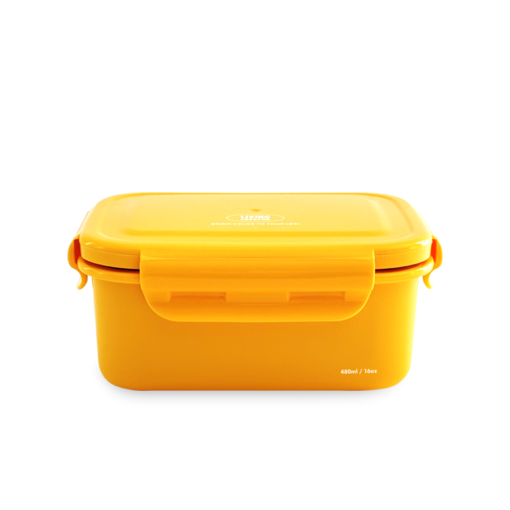 무연마제 스테인리스 지켜텐 480ml (4colors) 도시락 런치박스 전자레인지 직장인 3