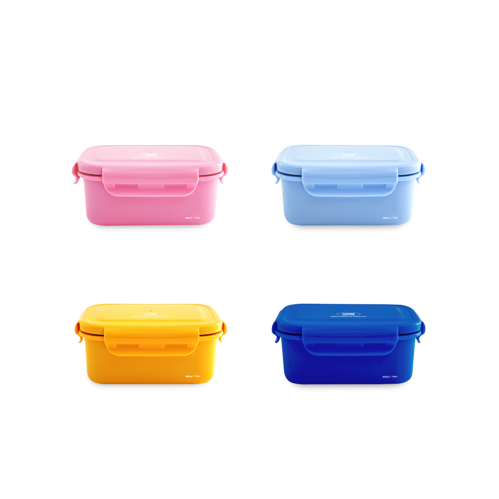 무연마제 스테인리스 지켜텐 480ml (4colors) 도시락 런치박스 전자레인지 직장인