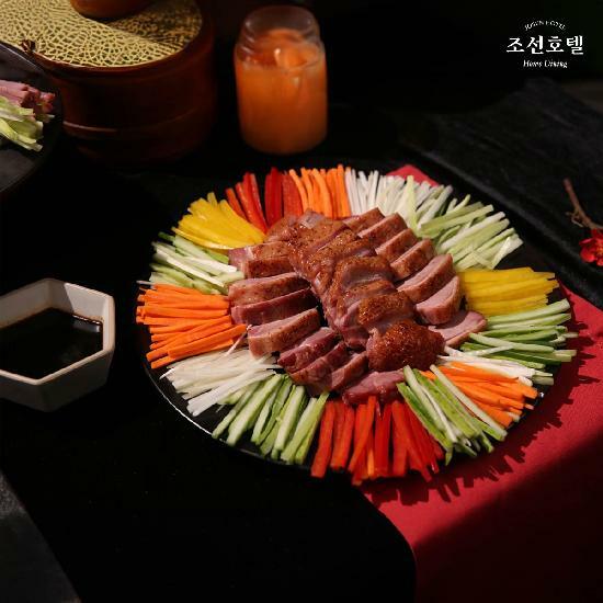 [삼성카드5%할인][2세트]조선호텔 북경오리 (750g) + 소스 60g x 2개 + 밀전병 60g x 2개) x 2세트 2