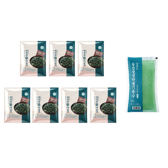 [방송에서만] 강원도 동강 자연산 2026년 햇 깐다슬기 250g 7팩 + 다슬기육수 500g 1팩 2