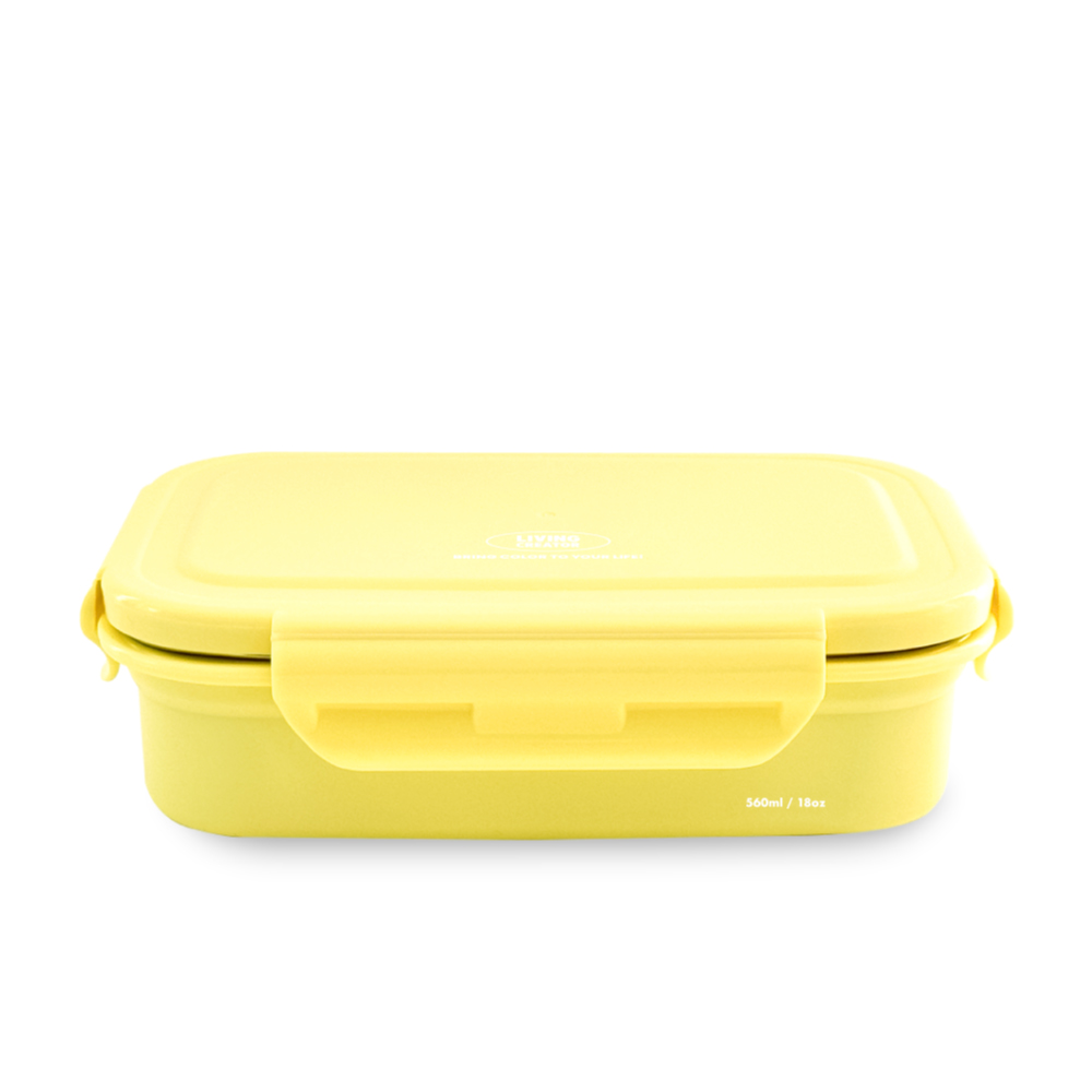 무연마제 스테인리스 지켜텐 560ml (4colors) 도시락 런치박스 전자레인지 직장인 3