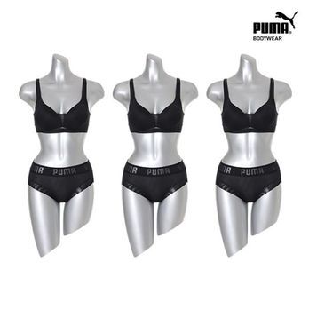 푸마 얼티밋 브라 6종 패키지(브라3종+팬티3종)(블랙3)
