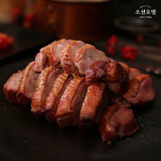 [삼성카드5%할인][1세트]조선호텔 북경오리 1마리(750g) + 소스 60g x 2개 + 밀전병 60g x 2개) 2