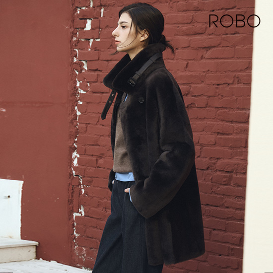 25F/W 리버시블 넥벨트 더블 하프 무스탕 3