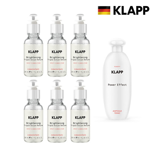 [단한번패키지]클랍 기미 타겟 스팟코렉터  앰플 20ml * 6 + 파워 이팩트 앰플 토닉 250ml