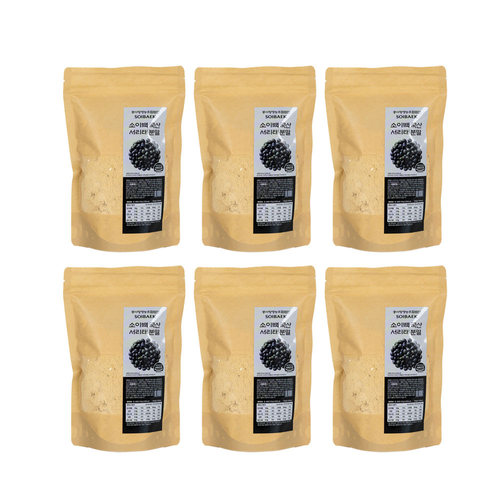 [콩사랑 소이백] 터널 로스팅 서리태가루 250g x  7팩