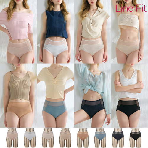 [SALE][비비안] 라인핏 26SS 인견 360 쉐이핑 팬티패키지