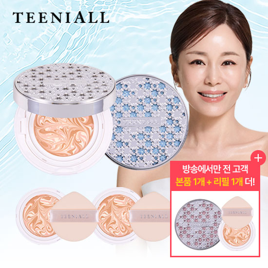 [견미리팩트] 티니올 팩트 아우라에디션 본품 3개 + 리필 3개