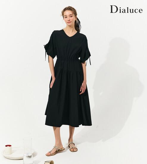 [론칭가 89900원] 디아루체 26 SS 드로우스트링 시어서커 원피스 2
