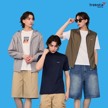 트렉스타스포츠 남성 올인원(집업티+베스트+점퍼)