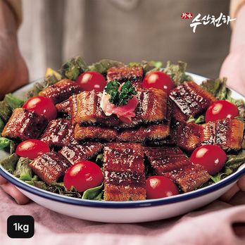수산천하 힘찬 고창 민물 장어 1kg(3~6미)+초절임생강 1봉