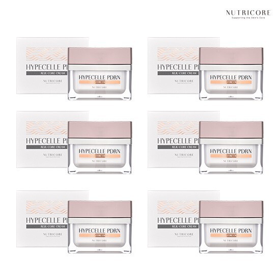 [더블패키지]뉴트리코어 하이퍼셀 PDRN 리쥬 코어 크림 50ml*6개