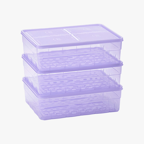 냉동실 전용 밀폐용기 점보 3개 단일 세트