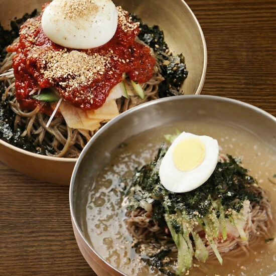 [방송에서만][총18인분] 47년 강릉 노포맛집 동해막국수 비빔 9팩+물 9팩