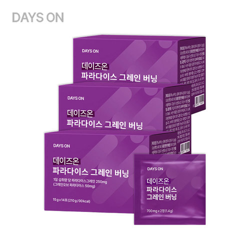 [싱글]데이즈온 파라다이스 그레인 버닝 6주분(700mg x 28정 x 3박스)