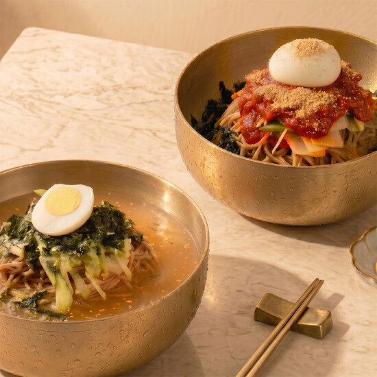 [방송에서만][총18인분] 47년 강릉 노포맛집 동해막국수 비빔 9팩+물 9팩 3