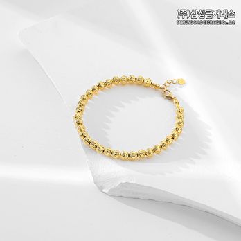 (주)삼성금거래소 24K 순금 컷팅볼 텐션 팔찌7g