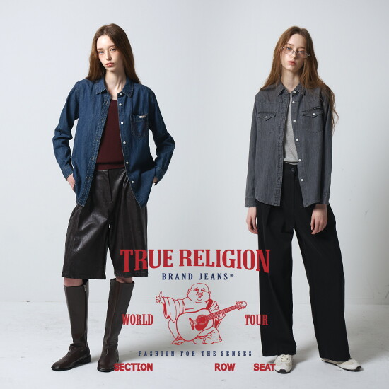 O 트루릴리전 26FW 여성 데님 셔츠 2종