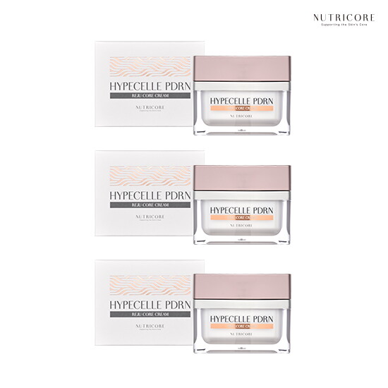 [싱글패키지]뉴트리코어 하이퍼셀 PDRN 리쥬 코어 크림 50ml*3개