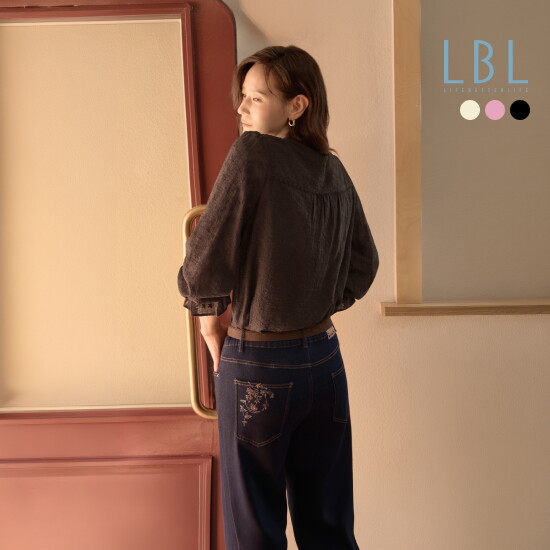 ○[LBL X 로라애슐리] 26FW 로라 부케 블라우스