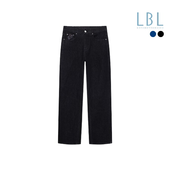 ●[LBL X 로라애슐리] 26FW 로라 자수 데님팬츠