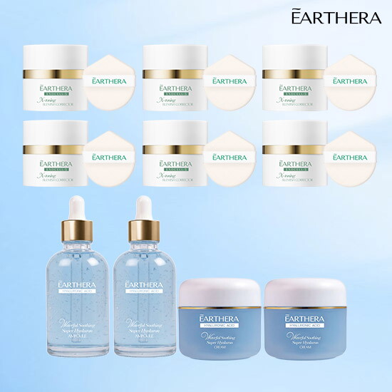 [원장님사전예약패키지]얼쎄라 엑스 토닝 매직 커버 크림 30ml*6+수딩 앰플 150ml*2+수딩 크림 100ml*2