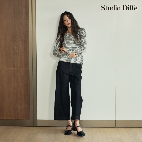 스튜디오디페 26FW 데님 와이드 팬츠 2종
