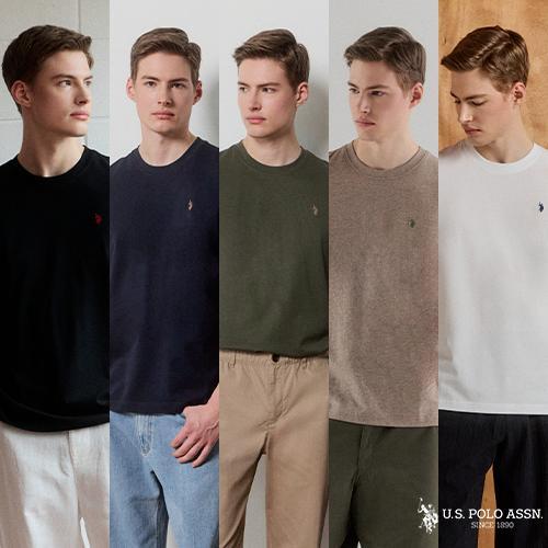 USPA 26SS 남성 반팔 라운드 티셔츠 5종