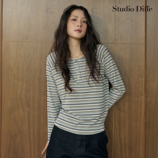 스튜디오디페 26FW 헨리넥 티셔츠 3종 4