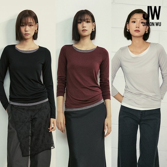 제이슨우 26FW Sienna 모달 레이어드 시어 풀오버 3종 4