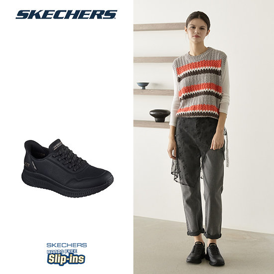 스케쳐스 26FW 최신상 여성용 밥스스쿼드 슬립인스 워킹화 3