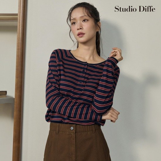 스튜디오디페 26FW 헨리넥 티셔츠 3종 3
