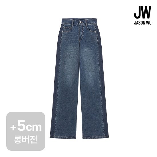 제이슨우 26FW Esme 틴업 컨투어링 와이드 데님 _ 롱기장 +5cm (2 COLORS) 4